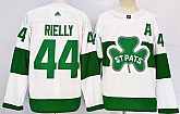 Men's Toronto Maple Leafs #44 Morgan Rielly White St Patricks Authentic Jersey,baseball caps,new era cap wholesale,wholesale hats